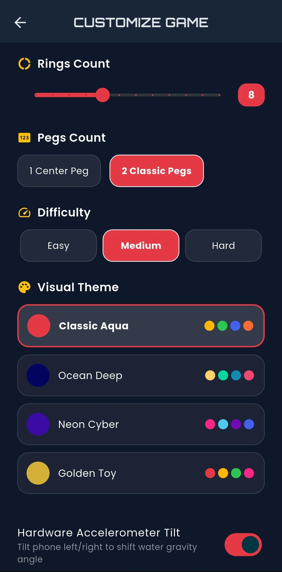 Water Ring Toss: Retro Game screenshot