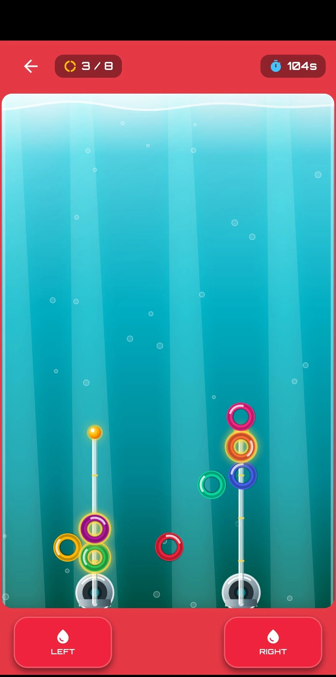 Water Ring Toss: Retro Game screenshot